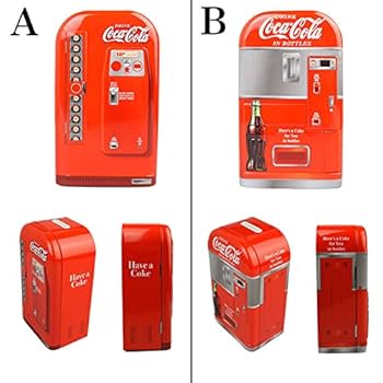 超レア★絶版★コカコーラ 自販機型コインバンク 音楽、効果音 ギミック付 コカコーラ 貯金箱 自動販売機型 コーラを注ぐ音・曲が流れます